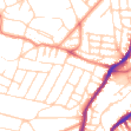 Daytime road noise heatmap for S7 1RU
