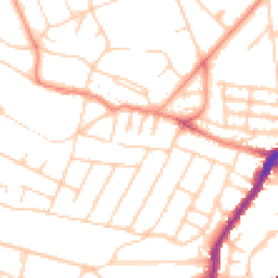 Daytime road noise heatmap for S7 1RY