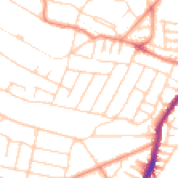 Daytime road noise heatmap for S7 1SP
