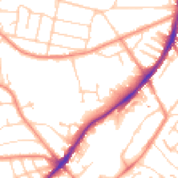 Daytime road noise heatmap for S7 2AA