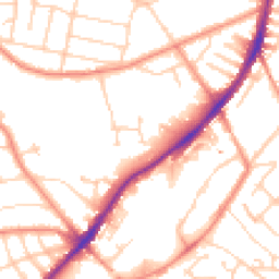 Daytime road noise heatmap for S7 2AE