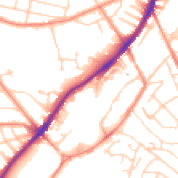 Daytime road noise heatmap for S7 2BP
