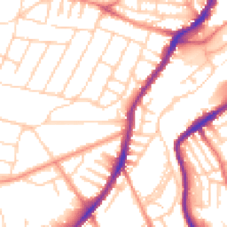 Daytime road noise heatmap for S7 2BS
