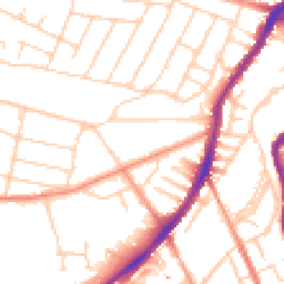 Daytime road noise heatmap for S7 2BY