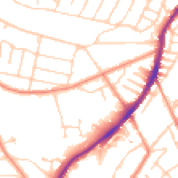 Daytime road noise heatmap for S7 2DA
