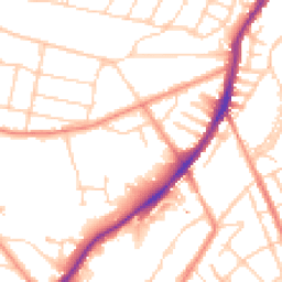 Daytime road noise heatmap for S7 2DB