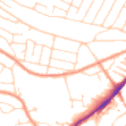 Daytime road noise heatmap for S7 2EG