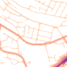 Daytime road noise heatmap for S7 2EP