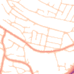 Daytime road noise heatmap for S7 2EQ