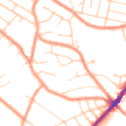 Daytime road noise heatmap for S7 2GQ