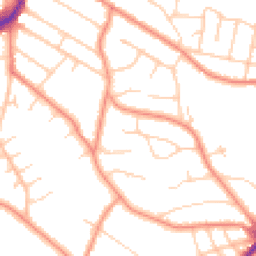 Daytime road noise heatmap for S7 2GS