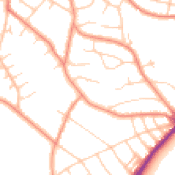 Daytime road noise heatmap for S7 2HW