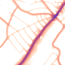 Daytime road noise heatmap for S7 2LJ