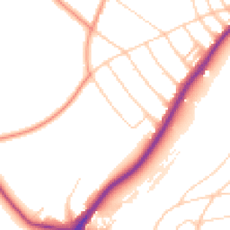 Daytime road noise heatmap for S7 2LY