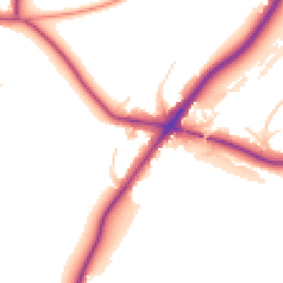Daytime road noise heatmap for S7 2QJ