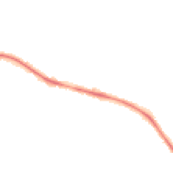 Night-time road noise heatmap for S75 1AJ