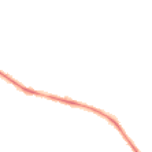 Night-time road noise heatmap for S75 1AQ