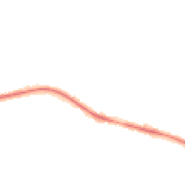 Night-time road noise heatmap for S75 1AS