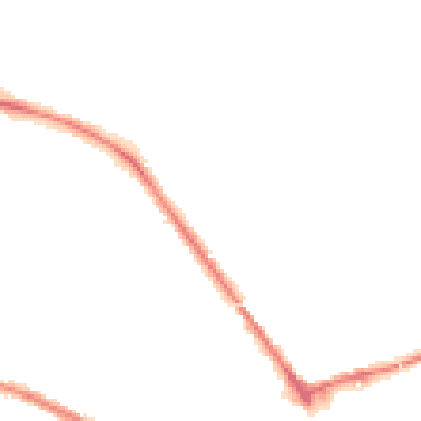 Night-time road noise heatmap for S75 1AU