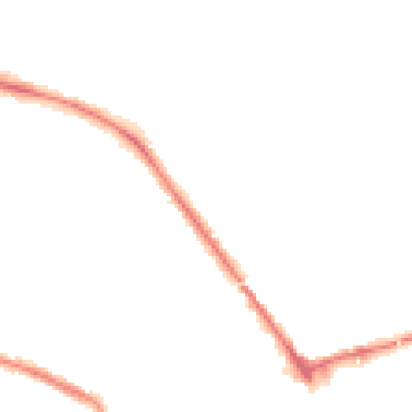 Night-time road noise heatmap for S75 1AW