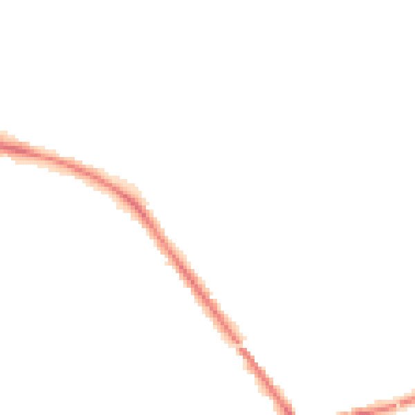 Night-time road noise heatmap for S75 1AZ