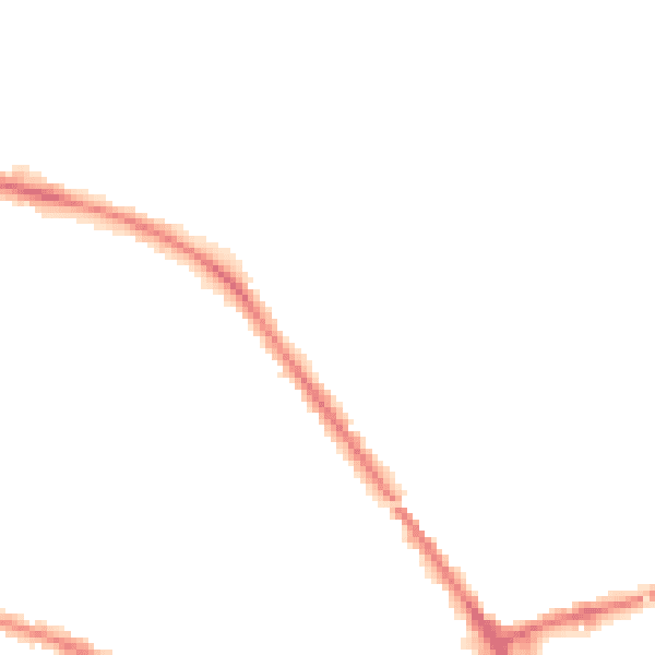 Night-time road noise heatmap for S75 1BB