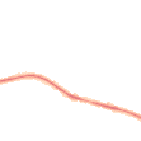 Night-time road noise heatmap for S75 1DE