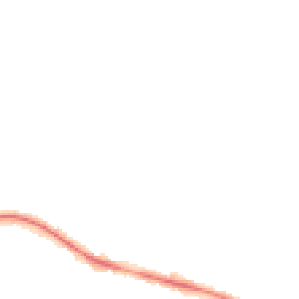 Night-time road noise heatmap for S75 1DG