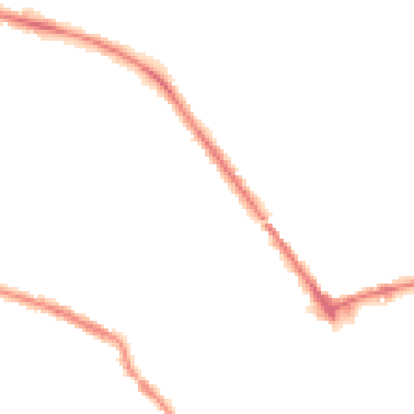Night-time road noise heatmap for S75 1DJ