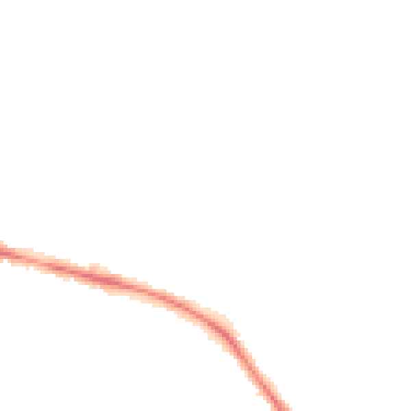 Night-time road noise heatmap for S75 1DQ