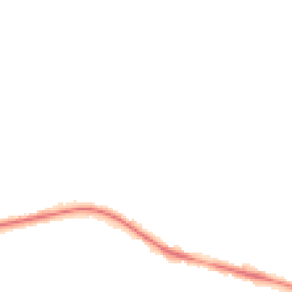 Night-time road noise heatmap for S75 1FE
