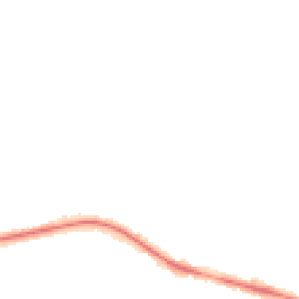 Night-time road noise heatmap for S75 1FF