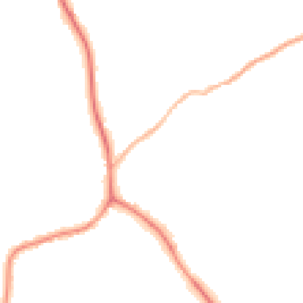Night-time road noise heatmap for S75 1JJ