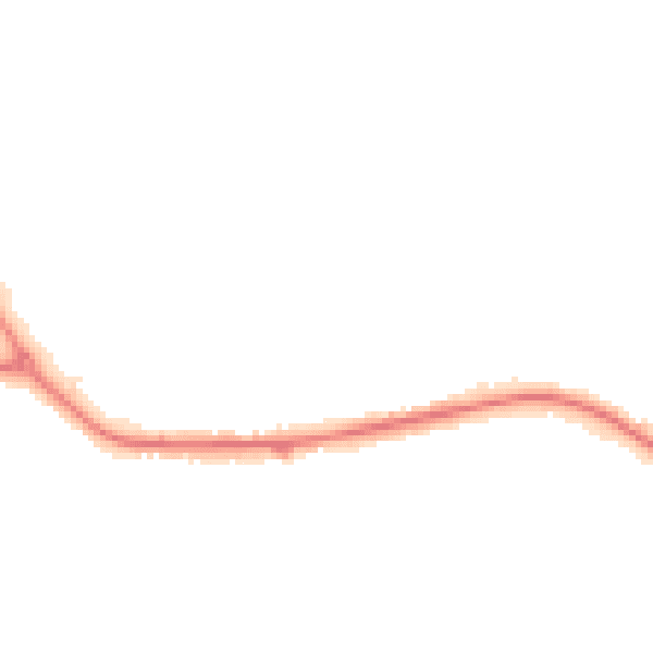 Night-time road noise heatmap for S75 1JW