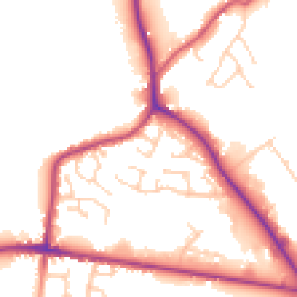 Daytime road noise heatmap for S75 1LP
