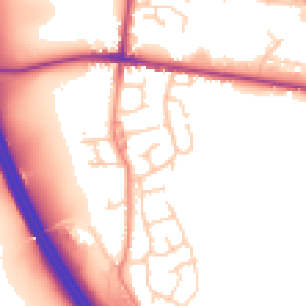 Daytime road noise heatmap for S75 1NS