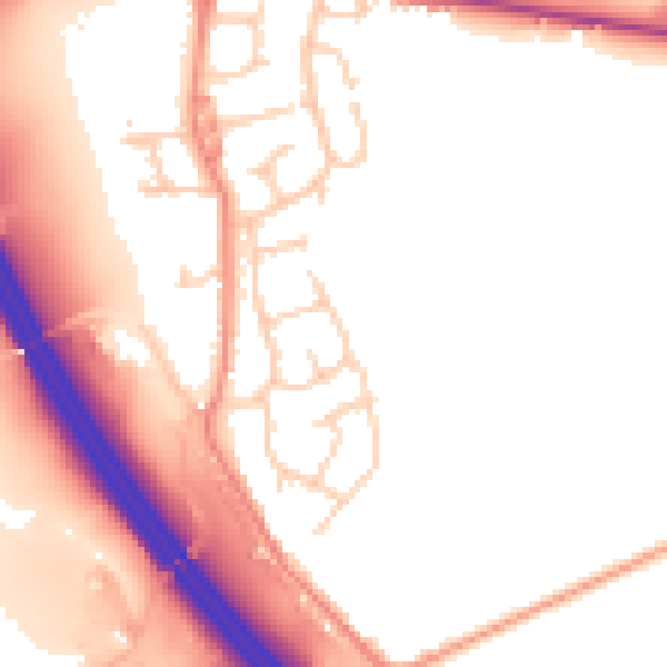 Daytime road noise heatmap for S75 1PD