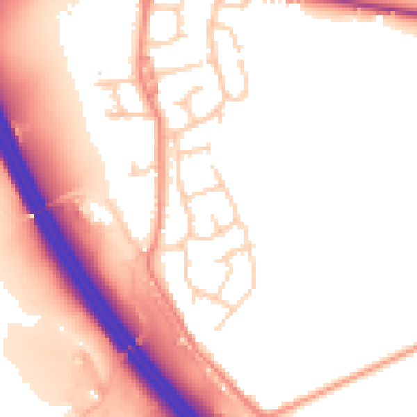 Daytime road noise heatmap for S75 1PS