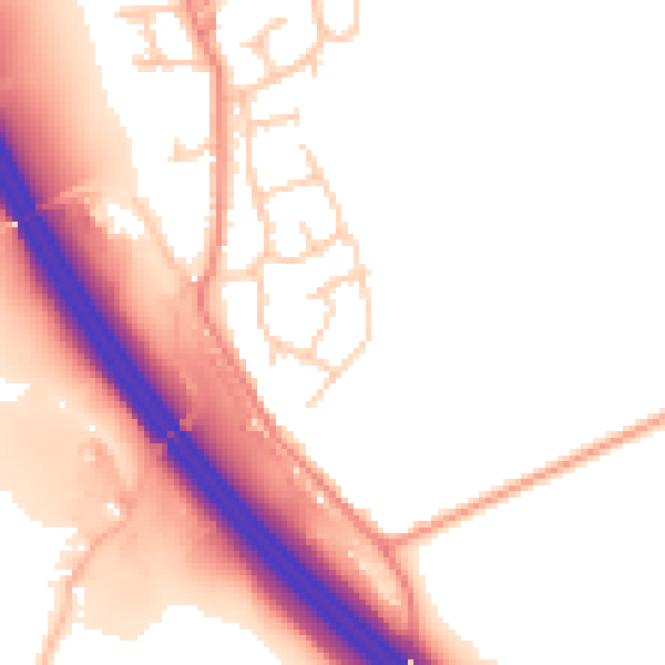 Daytime road noise heatmap for S75 1PU