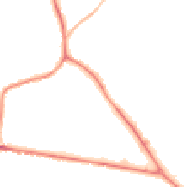 Night-time road noise heatmap for S75 1QF