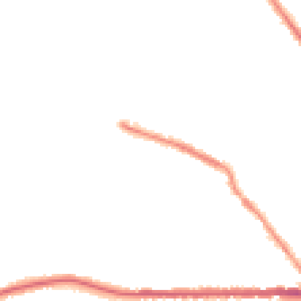Night-time road noise heatmap for S75 2DA