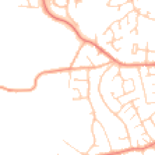 Daytime road noise heatmap for S75 2NY