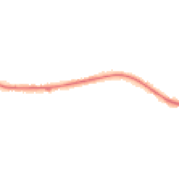 Night-time road noise heatmap for S75 2SB