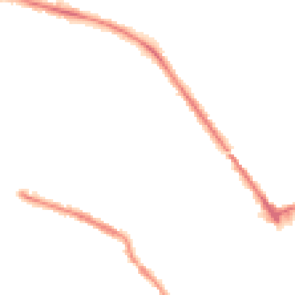 Night-time road noise heatmap for S75 2SP