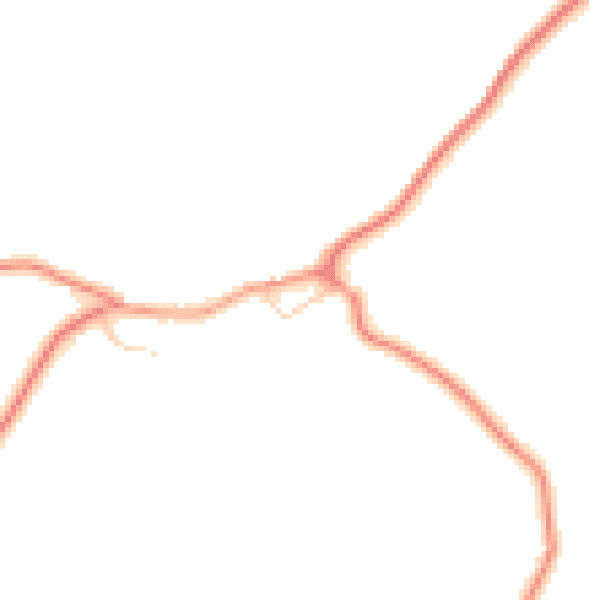 Daytime road noise heatmap for S75 3EY