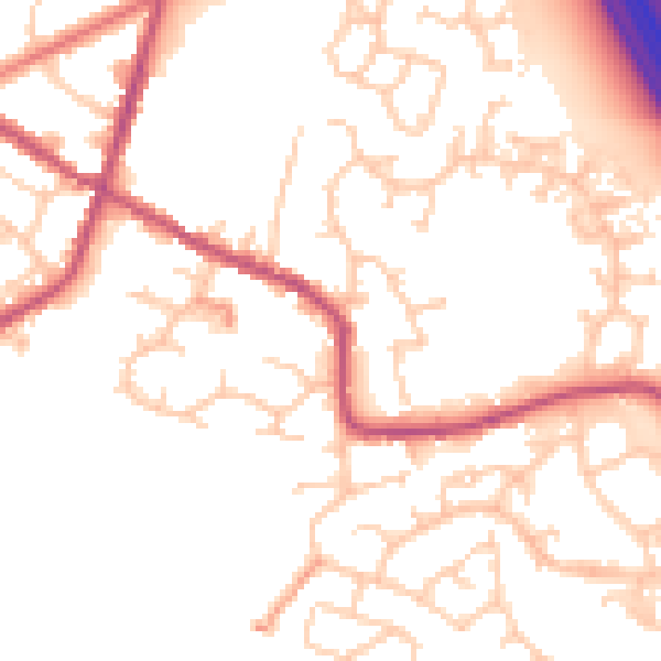 Daytime road noise heatmap for S75 3FF