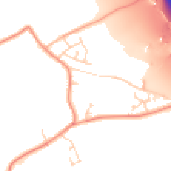 Daytime road noise heatmap for S75 3FP