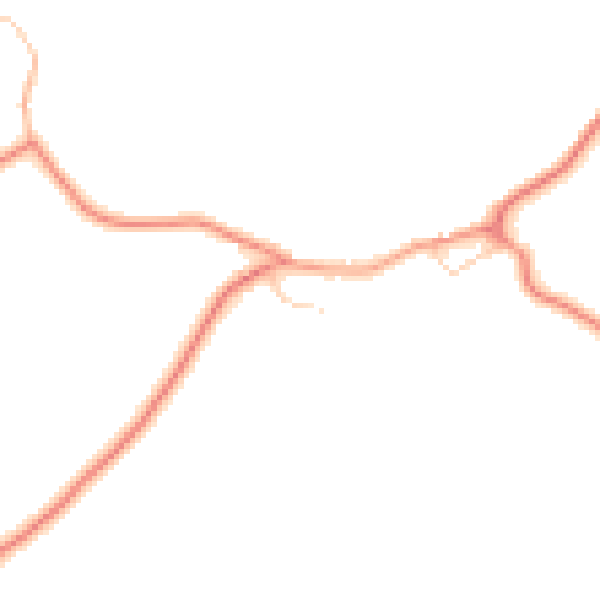 Daytime road noise heatmap for S75 3HG