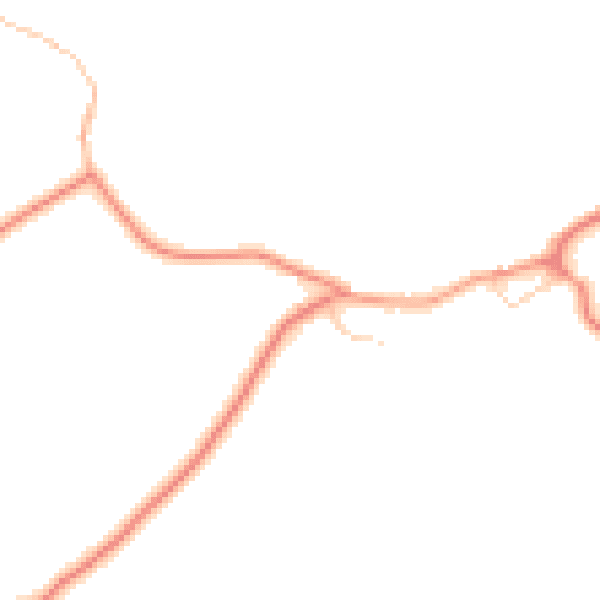 Daytime road noise heatmap for S75 3HJ