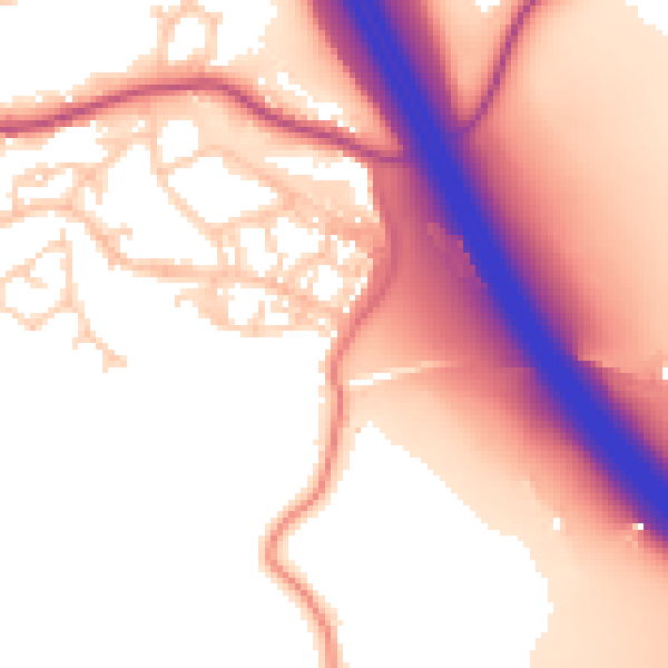 Daytime road noise heatmap for S75 3PB
